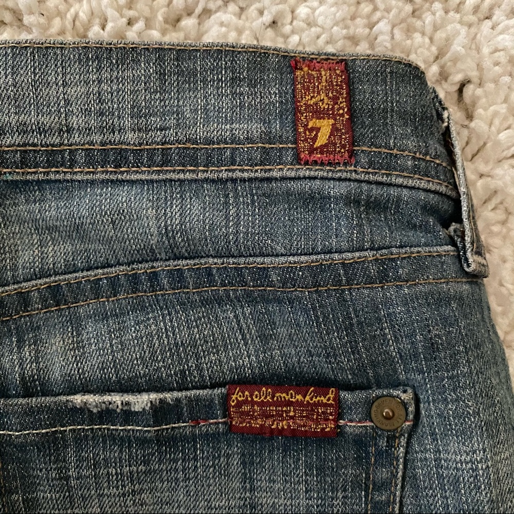 7 For All Mankind Rocker Jeans 26 - Picture 8 of 9